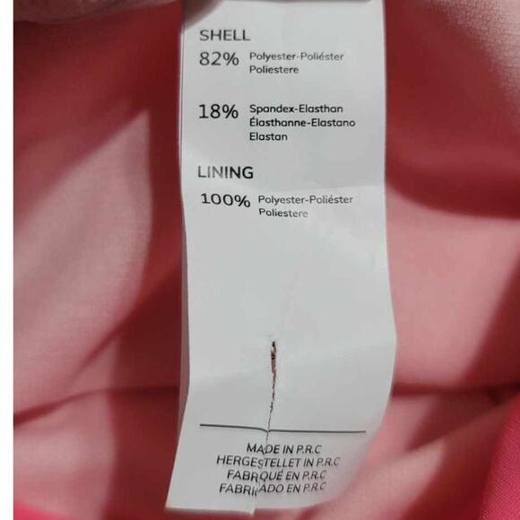 Cupshe Shirred Classic High Waist Swim Bikini Bottom Mercury Retrograde Pink XS - Picture 5 of 10